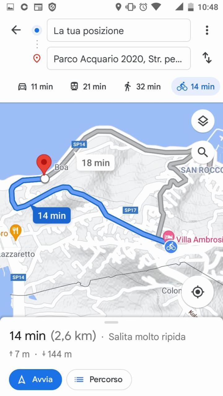 Villa Ambrosia Múggia Eksteriør bilde